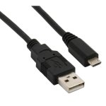 Cabo USB Sharkoon 0,5 m USB 2.0 A a Micro-USB B Preto