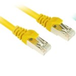 Cable de red Sharkoon Cat.6 S/FTP 0,25 m amarillo