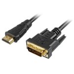 Adaptador HDMI/DVI-D 5 m Preto Sharkoon