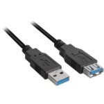 Câble USB 3.2 Gen 1 Sharkoon 3 m Noir Alimentation