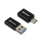Adattatore USB-C Sharkoon OfficePal USB 3.2 Gen 1 Nero