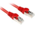 Cabo de rede Sharkoon Cat6 S/FTP 0,25 m vermelho