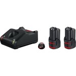 Kit caricatore e batterie Bosch 1 600 A01 9RD 3 Ah 12 V