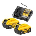 Ladegerät und Akkus DeWALT DCB1104P2-QW 18V 5Ah