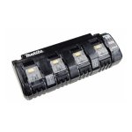 Cargador de baterías Makita DC18SF Negro 14,4-18 V 4 baterías