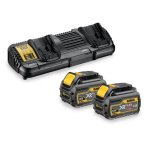 Cargador y baterías DeWALT DCB132T2-QW 18V 4 Ah Ión de litio