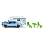 Coche Siku Ford F150 Metal Plástico Azul Verde Blanco 3 años