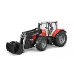 Veículo de brinquedo BRUDER Massey Ferguson 7624 com carregador frontal 1:16