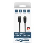 USB-C-Kabel Ansmann 1700-0122 2 m 5 Gbit/s Schwarz