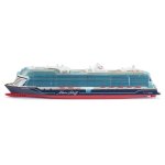 Barco Siku 1731 Mein Schiff Relax Plastique et Métal Multicolore
