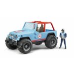 Spielzeugfahrzeug BRUDER 02541 Bauauto blau Maßstab 1:16
