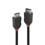 DisplayPort-Kabel 3 m Lindy Black Line Stecker zu Stecker 4K
