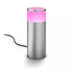 Bolardo extérieur Philips Hue White and Color ambiance Calla acier inoxydable