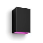 Aplique mural para exteriores Philips Hue White and Color ambiance Resonate Negro