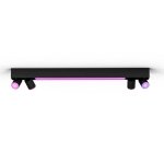 Plafón Inteligente Philips Hue Centris Negro 4 Focos Bluetooth/Zigbee