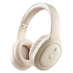 Auriculares NGS Artica Tempest inalámbricos Bluetooth con micrófono y plegables beige