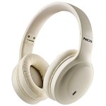NGS Artica Glacier kabellose Bluetooth 5.4 Over-Ear Kopfhörer beige 75 Stunden