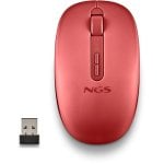 NGS Fog Dual Kabellose Dual-Maus Bluetooth 5.2 1600DPI Leise Rot