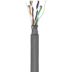 Cavo di rete Goobay Cat5e S/FTP 100 m grigio