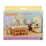 Figurina Sylvanian Families Set da Pranzo, 17 cm, HIPS Multicolore