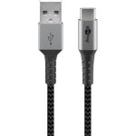Cavo USB Goobay 2 m USB-C a USB-A USB 2.0 Nero Grigio