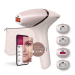 Depiladora Luz Pulsada IPL Philips BRI976/00 Inalámbrica Cabezales Facial y Corporal Funda Transporte