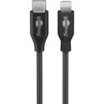 Cavo Goobay 2 m Lightning a USB C Nero