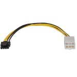Cable de transmisión Sonnet TCB-HDXB 4 pines adaptador interno negro y amarillo