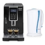DeLonghi ECAM350.55.B Cafetera Superautomática 15 Bares + Orbegozo KT 5002 Hervidor de Agua 1L 1650W