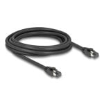 Cable de red DeLOCK RJ45 Cat.8.1 S/FTP 3 m hasta 40 Gbps negro
