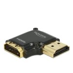 Adattatore HDMI 90° DeLOCK F/M Nero