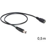 Cavo prolungatore DeLOCK 83290 Nero 0,5 m