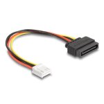 Cavo di alimentazione DeLOCK SATA 15 pin a Floppy 4 pin 15 cm