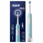 Oszillierende Zahnbürste Braun Oral-B Pro 1 Sensitive Clean 3 Modi 1 Bürstenkopf Drucksensor Timer