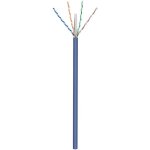Netzwerkkabel Goobay 96096 Cat6a U/UTP 100 m blau