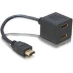 Splitter HDMI DeLOCK 1 maschio a 2 femmine 0,2 m