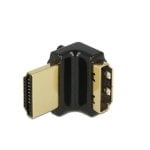 Adaptateur HDMI-A/HDMI-A F/M 90° Noir DeLOCK