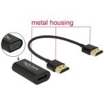 Adaptateur HDMI vers VGA DeLOCK 0,15 m Noir