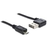 Cable USB 2.0 DeLOCK 3 m Macho a Micro-USB B Negro
