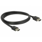 HDMI-Kabel Delock 85293 1 m 48 Gbps 8K Ultra HD Schwarz