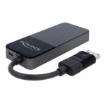 Divisor DisplayPort 1.4 DeLOCK 1 x DisplayPort para 3 x HDMI MST