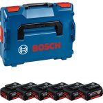 Batterie Bosch 1 600 A02 A2S 4 Ah 18 V Li-Ion 6 pièces