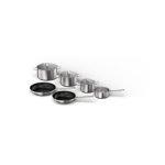 Kochgeschirr-Set Bosch HEZ9SE060, 6-teilig, Edelstahl, Induktion