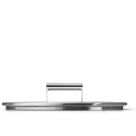 Tapa de vidrio Smeg CKFL2801 28 cm acero inoxidable transparente