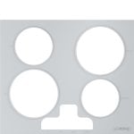 Tapa para cocina Smeg KITCVRI con mandos frontales gris 469 mm