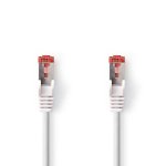 Cable de red Nedis CCGL85221WT75 Cat6 S/FTP 7,5 m Rojo Blanco