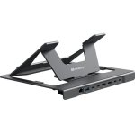 Dock USB-C Sandberg 8 Ports 8in1 Stand für Laptops
