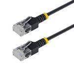 Netzwerkkabel Cat6a StarTech 3m ultraflach UTP schwarz