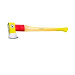 Machado de um único fio Ochsenkopf OX 648 H-1257 SPALT-FIX, mango de madeira de nogal, 1,25 kg
