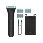 Afeitadora Corporal Philips Bodygroom Series 5000 BG5470/15 Inalámbrica 100min Seco y Mojado 3 Ajustes 3 Peines Carga Rápida